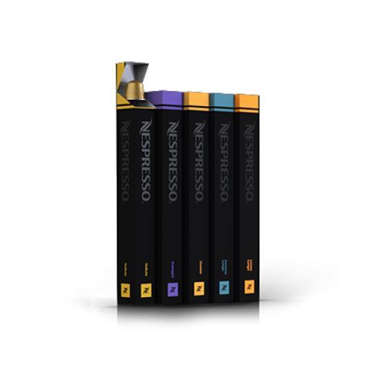 Набір Nespresso Coffee Stories 5 смаків(50капсул)