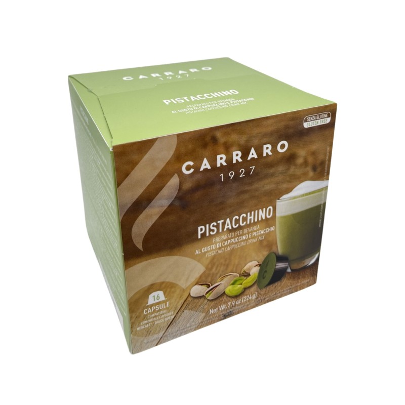 Напій у капсулах Carraro Pistacchino, 16 капсул Dolce Gusto