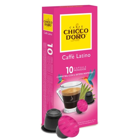 Кава в капсулах Chicco d'Oro Caffe Latino - 10 капсул Кава в капсулах Chicco d'Oro Caffe Latino - 10 капсул