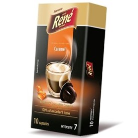 Кава в капсулах Rene Caramel, 10 капсул Nespresso