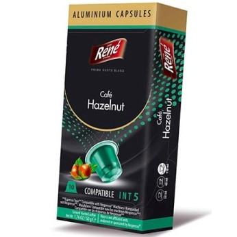 Кава в капсулах Rene Hazelnut, 10 капсул Nespresso Alu