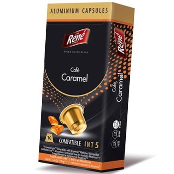 Кава в капсулах Rene Caramel, 10 капсул Nespresso Alu