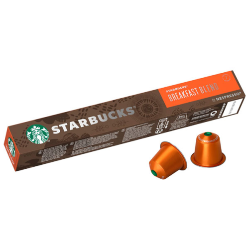 Кава в капсулах Starbucks Breakfast Blend, 10 капсул Nespresso