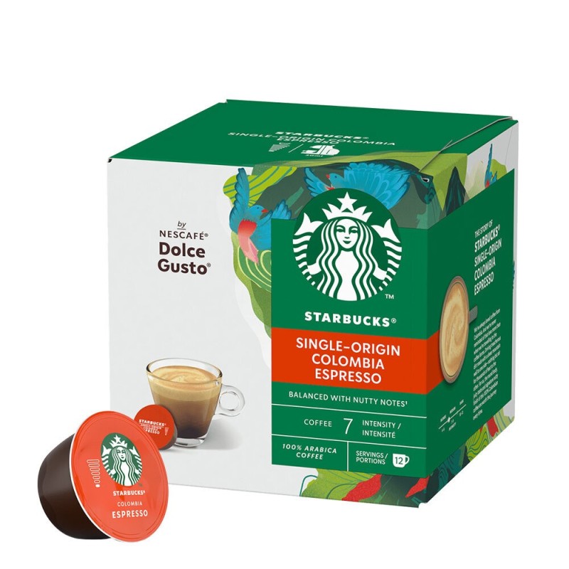 Кава в капсулах Starbucks Colombia Espresso, 12 капсул Dolce Gusto Кава в капсулах Starbucks Colombia Espresso, 12 капсул Dolce Gusto