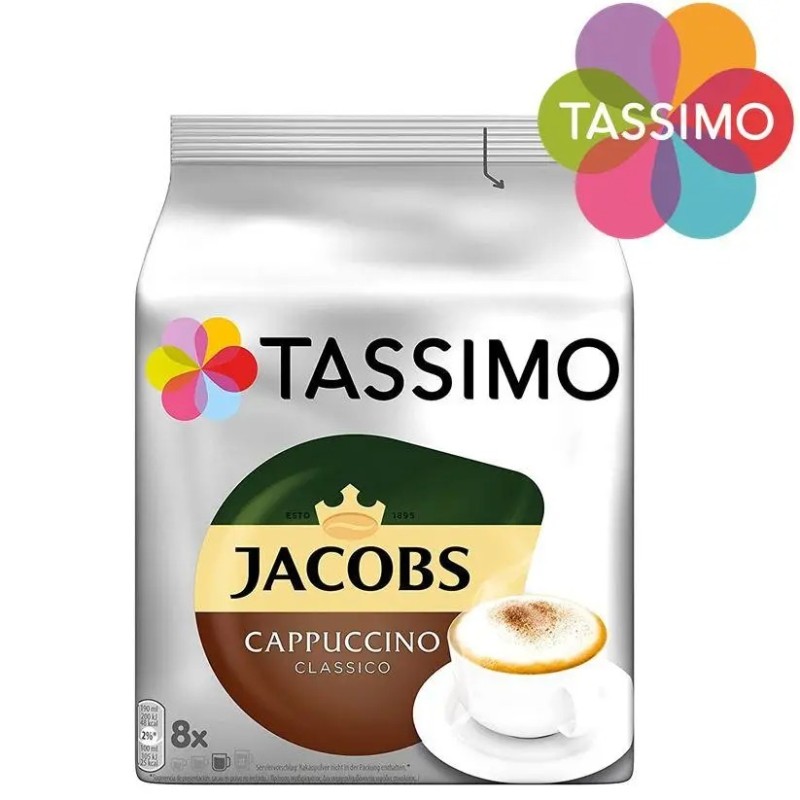 Кава в капсулах Cappuccino – 8+8 капсул Tassimo