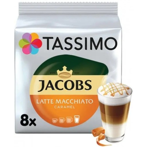 Кава в капсулі Latte Caramel, 1+1 капсула Tassimo