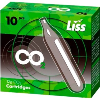 Балончики CO2 для пневматики 10 шт., LISS