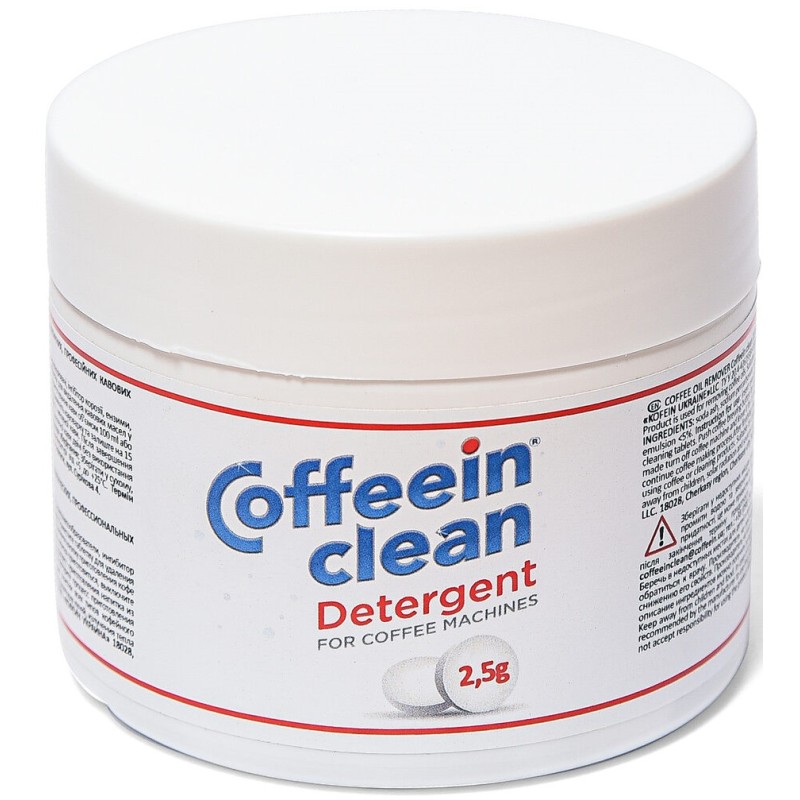 Таблетки для чищення кавоварки Coffeein clean Detergent 80 шт. по 2,5 г