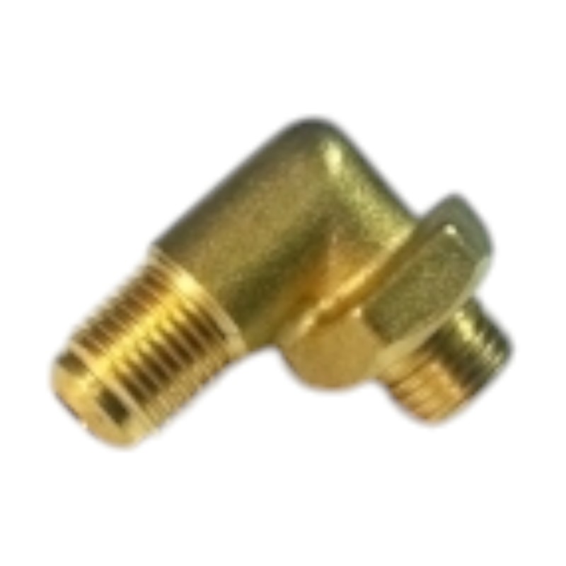 L-фітинг конічний, для газового комплекту - 1/4"M-1/4"M L-фітинг конічний, для газового комплекту - 1/4"M-1/4"M