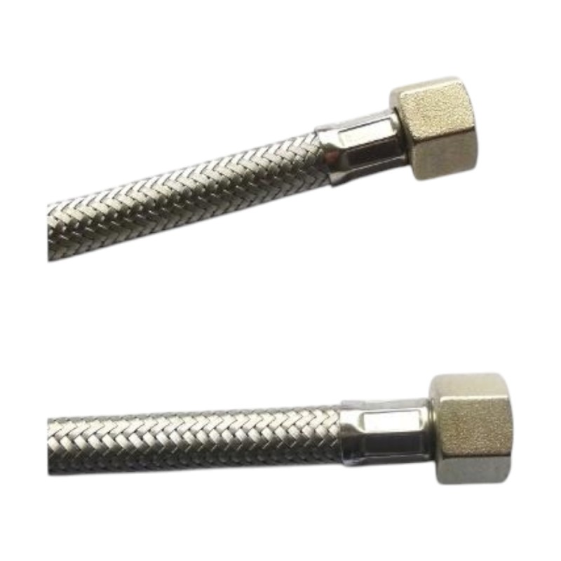 Конічний шланг з нержавіючої сталі 3/8ВРк-3/8ВРк, 120см Конічний шланг з нержавіючої сталі 3/8ВРк-3/8ВРк, 120см