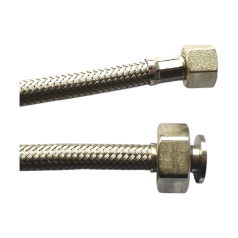 Конічний шланг з нержавіючої сталі 3/4ВРп-3/8ВРк, 150см Конічний шланг з нержавіючої сталі 3/4ВРп-3/8ВРк, 150см