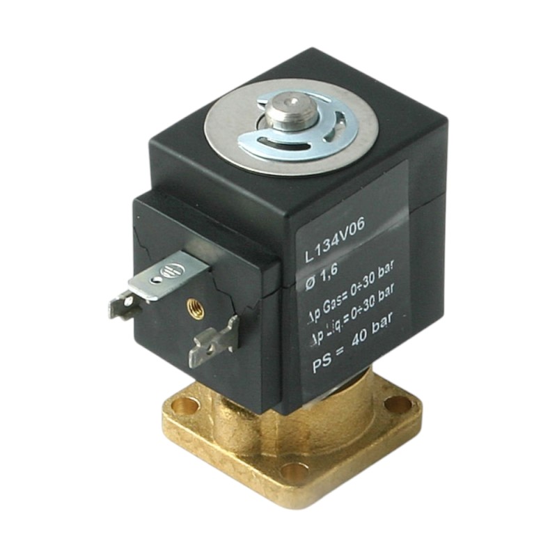 Електромагнітний клапан SIRAI 2-ходовий для монтажної плати V230/50 14Вт, отвір Ø 1,6, ущільнення VITON