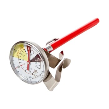 Термометр у пітчер для молока