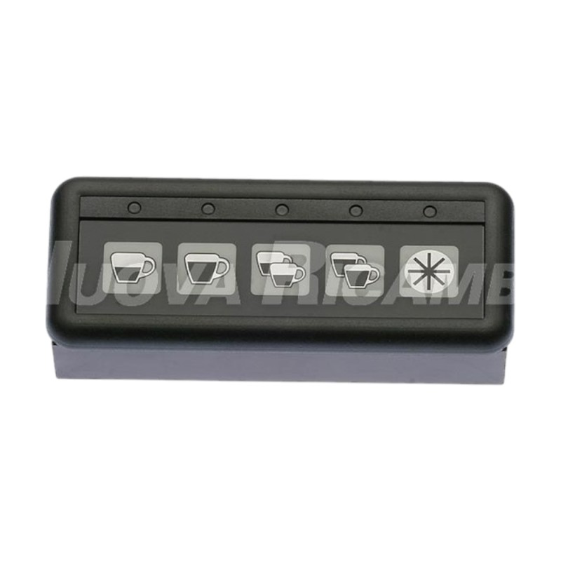 Сенсорна панель "GICAR" 5 кнопок - 5 LED, 16 контактів + 6 контактів (9.9.09.50G) Сенсорна панель "GICAR" 5 кнопок - 5 LED, 16 контактів + 6 контактів (9.9.09.50G)