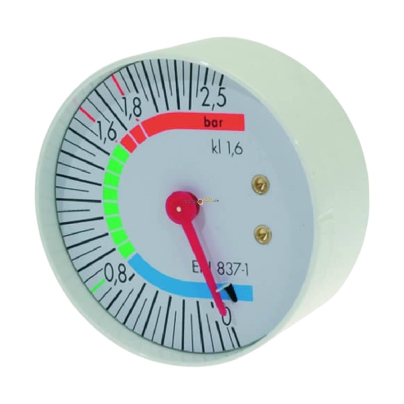 Манометр 1 шкала 0-2,5 бар - з'єднання 1/8НР плоске - рамка Ø 57мм - корпус Ø 57мм для CIMBALI M31/ M32