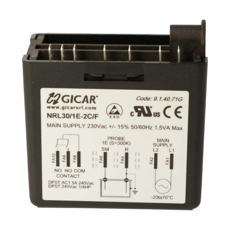 Електронний блок автозаповнення "GICAR" - RL30/1E-2C/F 220В для ASTORIA CMA/CARIMALI/ELEKTRA/LA PAVONI/RANCILIO/SANREMO/VIBIEMME/WEGA (9.1.40.71G)
