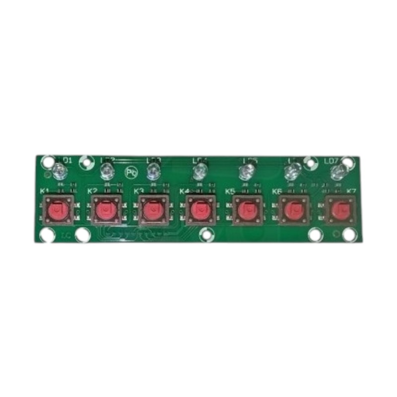 Плата сенсорної панелі 7 кнопок - 7 LED - 10 контактів - для ASTORIA CMA GLORIA/ WEGA CONCEPT/ ORCHESTRALE (18371079) Плата сенсорної панелі 7 кнопок - 7 LED - 10 контактів - для ASTORIA CMA GLORIA/ WEGA CONCEPT/ ORCHESTRALE (18371079)
