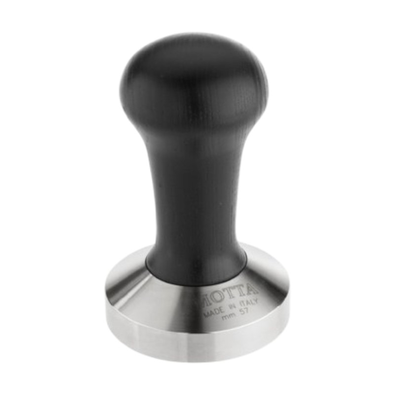 Темпер Motta з дерев'яною ручкою 57 мм, чорний 8170/R