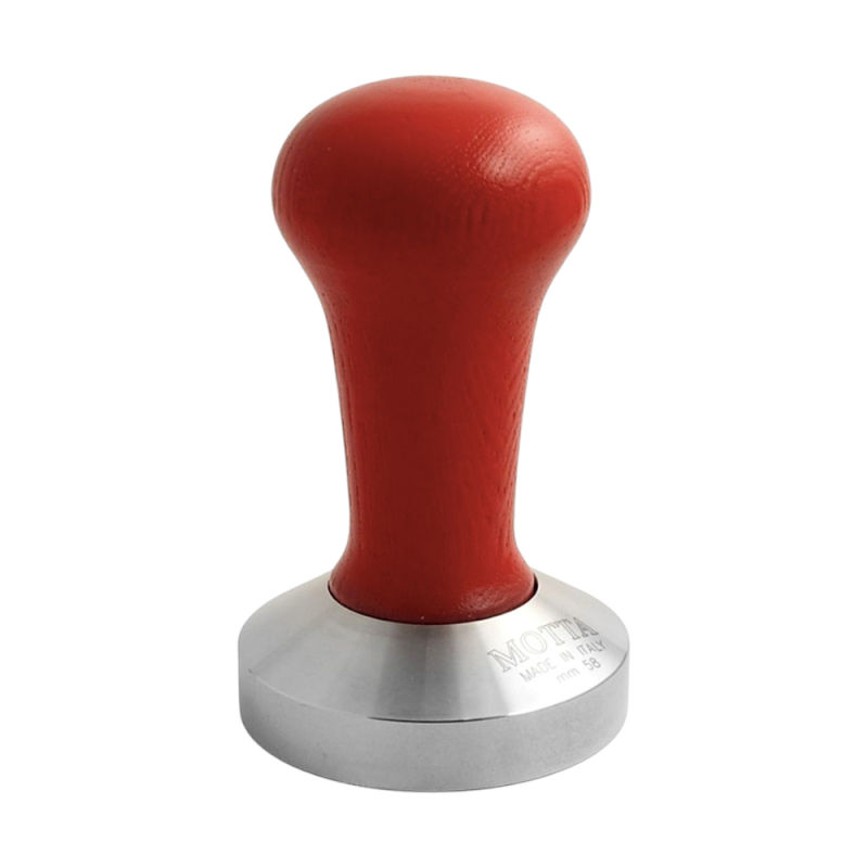 Темпер Motta з дерев'яною ручкою 57 мм, червоний 8170/R