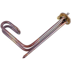 Тен фланцевый для бойлера Ariston 65114900 1200W (медный) фланец 48mm, L-170mm (под анод M5)