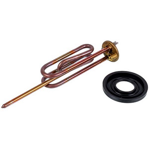 Тен фланцевый 1800W (медный) для бойлера Ariston 65122273 (под анод M5)