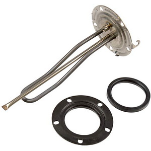 Тен для бойлера Ariston 65151226-01 1000W (нержавейка) L=280mm фланец 124mm (под анод M5)