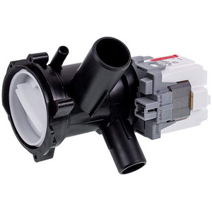 Помпа (насос) для пральної машини Bosch 00141896 Askoll (в зборі) 30 Вт М50 (контакти спарені спереду, на 3 засувки)
