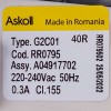 Помпа (насос) для пральної машини Electrolux 8583792418029 Askoll 30 Вт RR0594 (контакти роздільні ззаду)