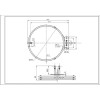 Тен конвекції 3871425108 (круглий) 2450W для духовки Electrolux