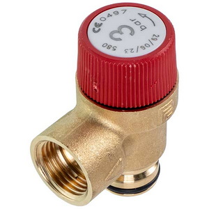 Запобіжний клапан 3 бар (під гвинт) для газового котла Baxi/Westen 9951170