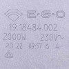 Конфорка для електроплити 18.18484.002 EGO Beko 162200012 D=180mm 2000W (контакт-фастон)