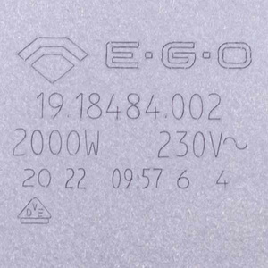 Конфорка для электроплиты 18.18484.002 EGO Beko 162200012 D=180mm 2000W (контакт-фастон)