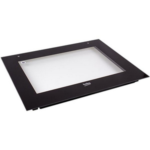 Стекло двери наружное 210444372 590x460mm для духовки Beko