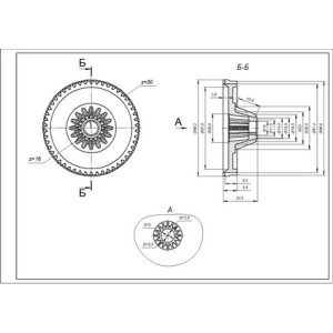 Шестерня большая для мясорубки Bosch 00152314