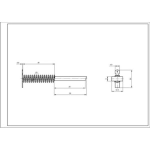Щітки двигуна для пральної машини Bosch 00154740 (2 шт.) стрижень (без корпусу, склеєні) 12.5x5x36 Щітки двигуна для пральної машини Bosch 00154740 (2 шт.) стрижень (без корпусу, склеєні) 12.5x5x36