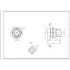 Муфта запобіжна для м&aposясорубки Bosch 00418076 (без отвору)
