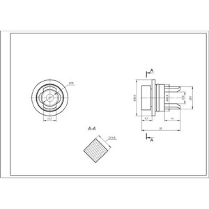 Муфта запобіжна для м&aposясорубки Bosch 00418076 (без отвору)