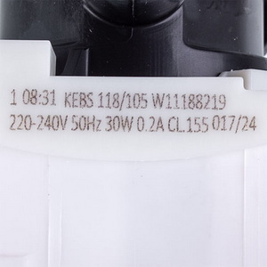 Помпа (насос) для пральної машини 00145522 Copreci (в зборі) 24 Вт KEBS121/117 (контакти спарені ззаду)