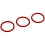 Комплект прокладок O-Ring термоблока для кавоварки DeLonghi 43x35x4mm (3 шт.) помаранчевий