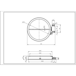 Конфорка для склокерамічної поверхні Indesit 1800W C00139036 Конфорка для склокерамічної поверхні Indesit 1800W C00139036