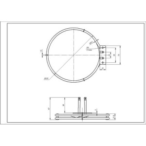 Тен конвекции 2400W (круглый) для духовки Electrolux 140089339059