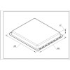 Деко емальоване 466x385x22mm для духовки Electrolux 3532454075