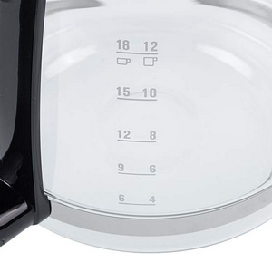 Колба + кришка для кавоварки Electrolux 4055342689 H=150mm, D=150mm чорний