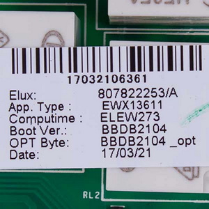 Плата керування для пральної машини Electrolux 8078222539 (без прошивки) Плата керування для пральної машини Electrolux 8078222539 (без прошивки)