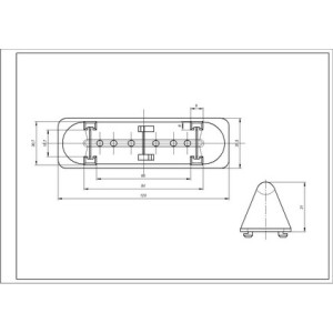 Активатор, ребро барабана для пральної машини Electrolux L=120mm 8118628026
