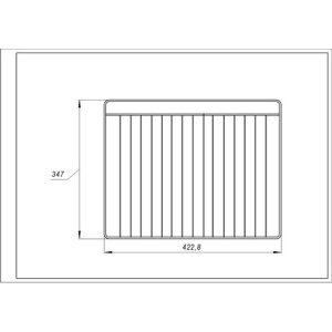 Решетка для духовки Electrolux 8583546595023 422.8x347mm