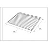 Решітка для духовки 405х360mm Gorenje 414283