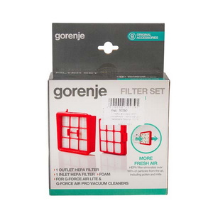 Набір фільтрів HEPA (контейнера + вихідний) для пилососа Gorenje 732741