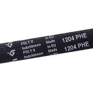 Ремінь для пральної машини 481235818167 Hutchinson 1204H8 PHE чорний Ремінь для пральної машини 481235818167 Hutchinson 1204H8 PHE чорний
