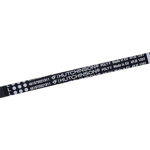 Ремінь для пральної машини 481235818204 Hutchinson 1207J4 PJE чорний Ремінь для пральної машини 481235818204 Hutchinson 1207J4 PJE чорний